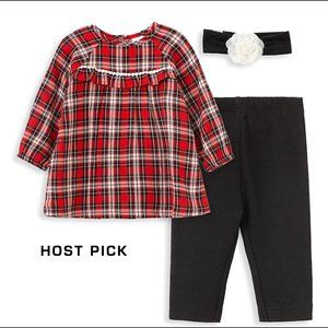 *2xHP* NWT! Little Me Baby Girl 3 Piece Set ~ 6M
